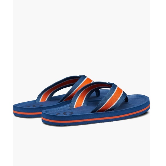Swims Capri Flip Flop Sandals Navy & Orange Accents Men’s Size 14 Thongs - Picture 6 of 10